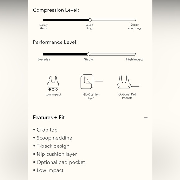 Like New Popflex Pistachio Green Crop Top With Padding T Back Thin Straps - Picture 6 of 6